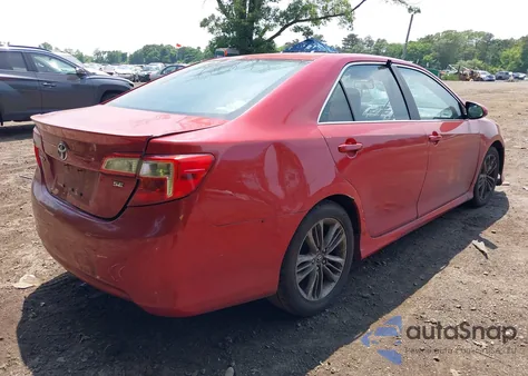2013 Toyota Camry Se from USA, damaged, VIN 4T1BF1FK6DU692331